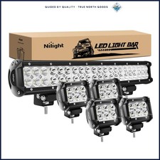 20-inch Led Light Bar With 4pcs 4-inch Led Pods For Off-road Vehicles