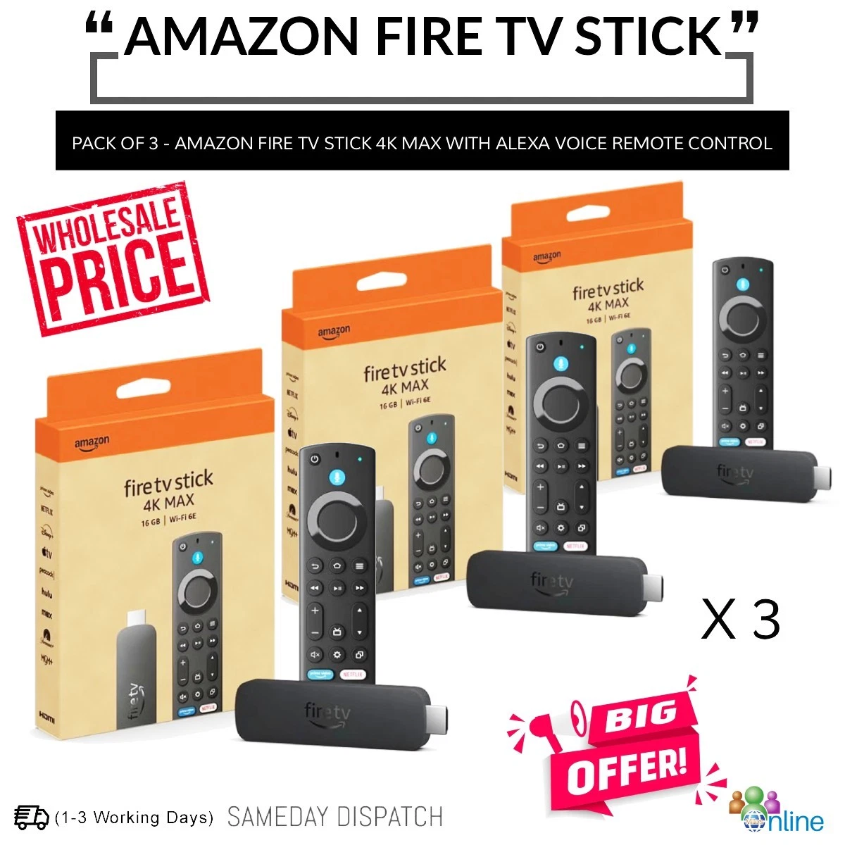 Las mejores ofertas en Amazon Fire TV Stick 4K Max | eBay