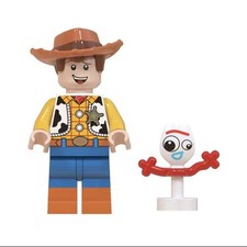 Woody Block Figure Disney Pixar Toy Story Character Mini 1.5” Figure Abs Pvc Toy