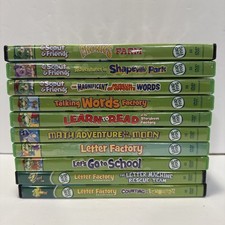 New Leap Frog DVD Lot Of 10 Focused Math Skills, Counting  Sing-Alongs