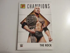 The Rock Champions 2022 Panini WWE Debut International Exclusive Card