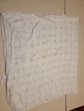 Aden + Anais Muslin Swaddle Blanket Blue Grey Diamond