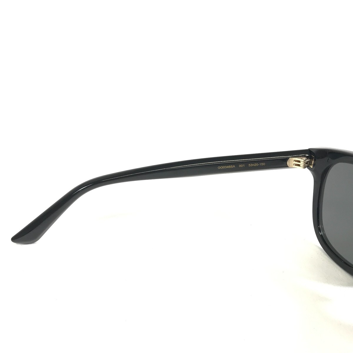 Gucci Sunglasses GG0346SA 001 Black Square Frames with Gray  display picture 2