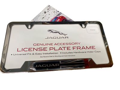 Genuine Factory OEM License Plate Frame - Union Jack Polished