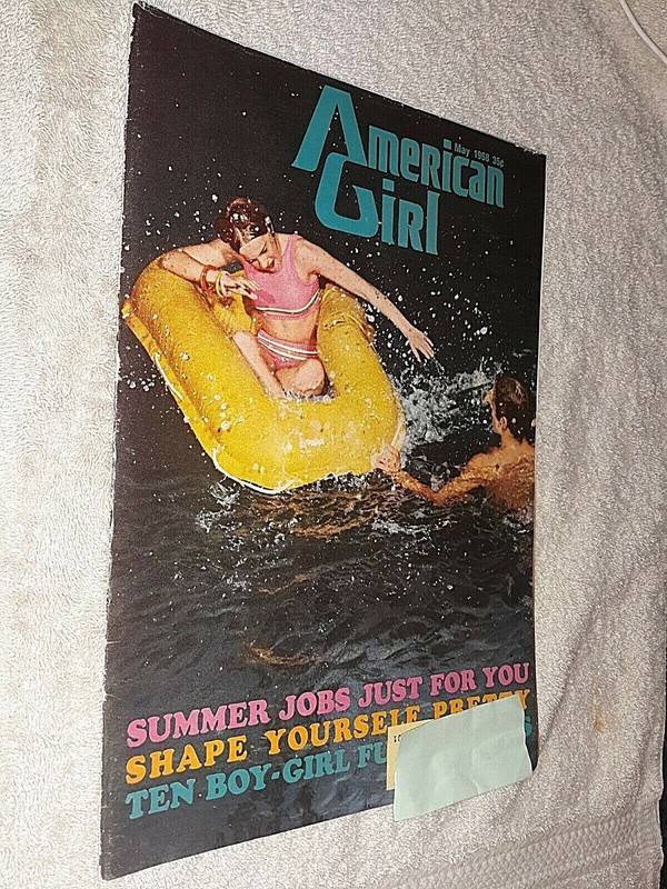 May 1968 American Girl (Girl Scouts) Magazine - Lovely Ladies & Pretty Fashion