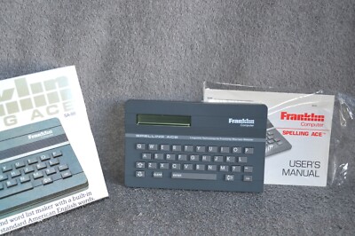 NIB/NOS FRANKLIN SPELLING ACE SPELL CORRECTOR & CROSSWORD WORD FINDER ~ SAVE $40