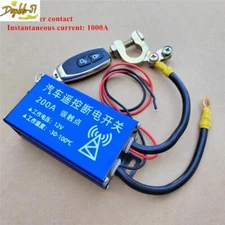 12v 200A Car Battery Disconnect Switch System Remote Control+Battery Isolator