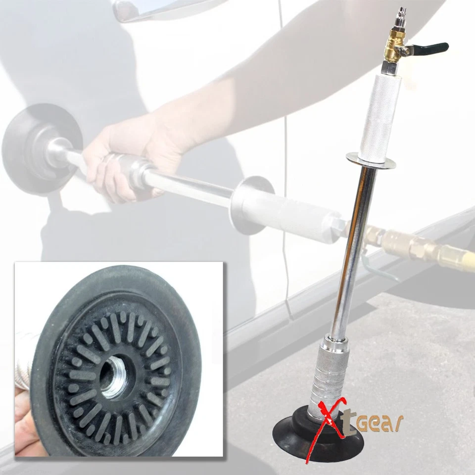 Extractor neumático de abolladuras de succión de aire reparación de carrocería automática 116 mm y 159 mm con martillo deslizante Foto 3 de 4