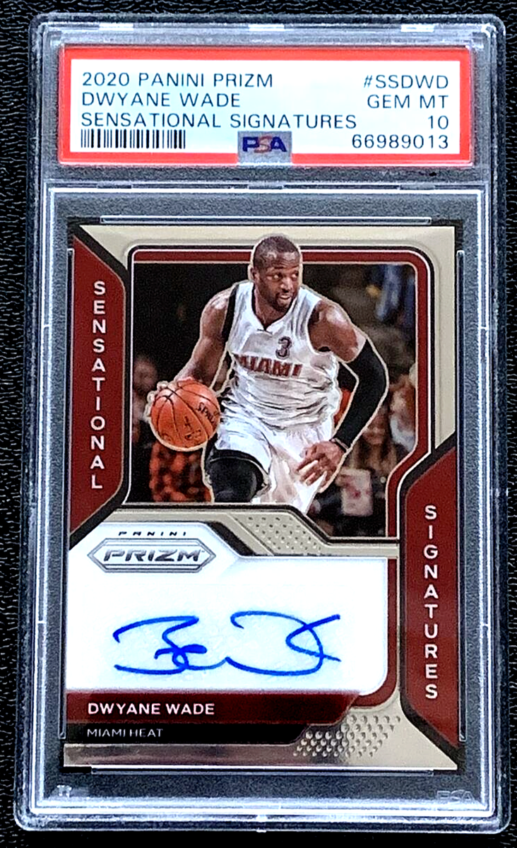 DWYANE WADE サイン AUTO 25枚限定 NBAカード PSA 10 GEM MINT 2020 DWYANE WADE AUTO PANINI PRIZM