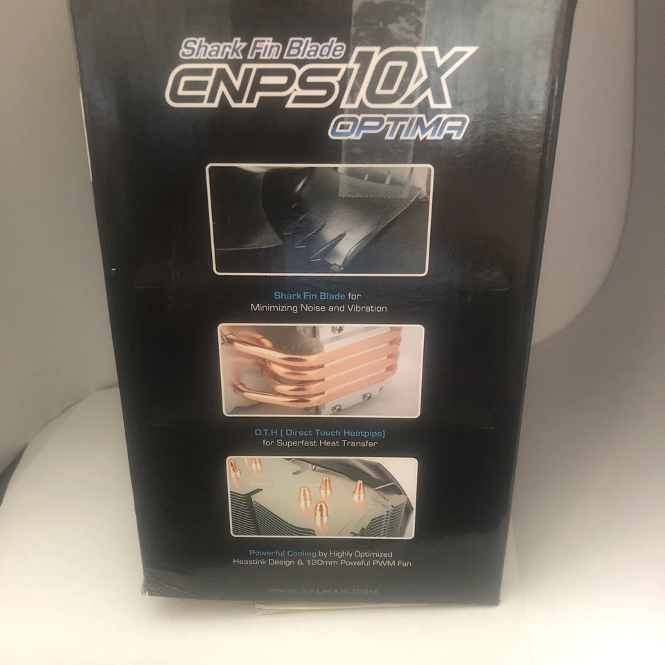 Zalman CNPS10X Optima  CPU Cooler | Intel & AMD Socket 1156/1155/755/FM2/AM3/AM2 - Image 2 of 4