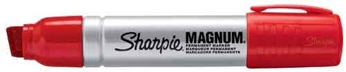 Sharpie Magnum Marker Permanent Felt Chisel Tip Red Crafts Office School Home