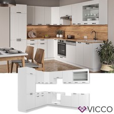 Cucina componibile cucina angolare cucina Fame-Line cottage bianco Vicco