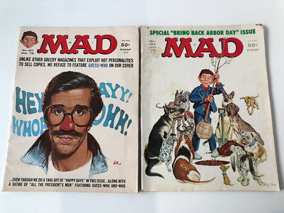 MAD Magazine July & Dec 1976 No 184 Special Bring Back Arbor Day