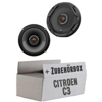 Citroen C3 + Pluriel JBL 2-Wege 16Cm Koax Lautsprecher Einbauset Boxen KFZ Auto