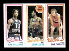 1980-81 Topps #202 / 94 / 173 Williams / Lucas / Twardzik NEAR MINT *y5