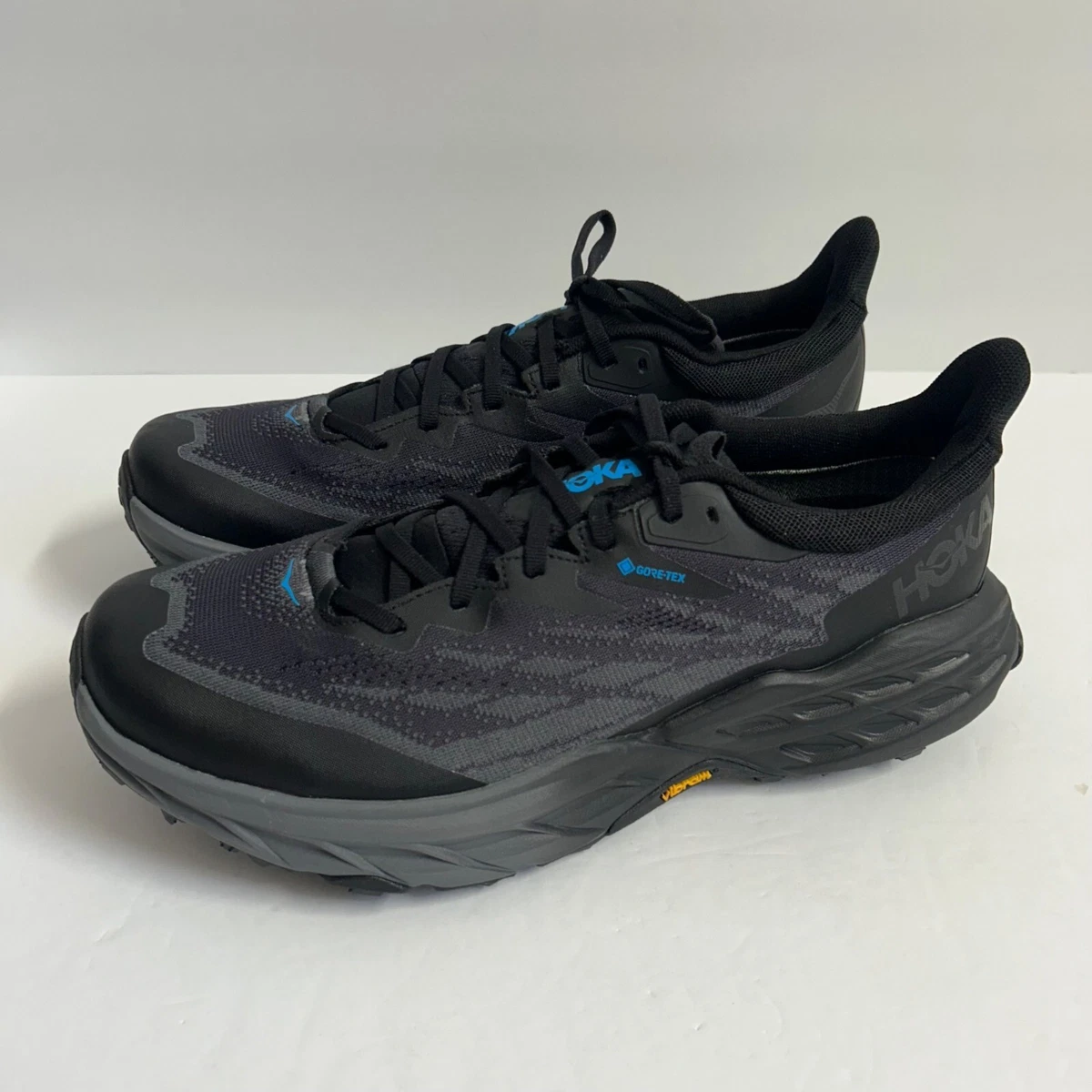 NEW Hoka Speedgoat 5 Gore-Tex Spikes Trail Running Hiking Shoes Size 7 D Black Speedgoat 5 GTX Spike Winterized Trail Shoe | HOKA® main image 2