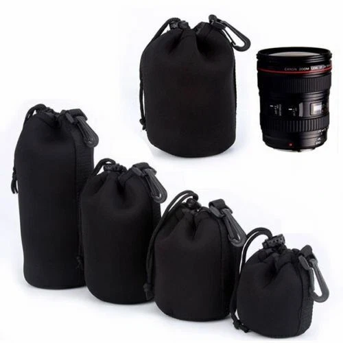 Xuerebs Neoprene Waterproof Soft DSLR SLR Camera Lens Bag Pouch Case Protective - Image 2 of 4