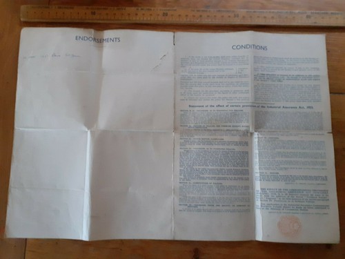 1946 Co-Operative Insurance Society Limited policy - 第 3/3 張圖片