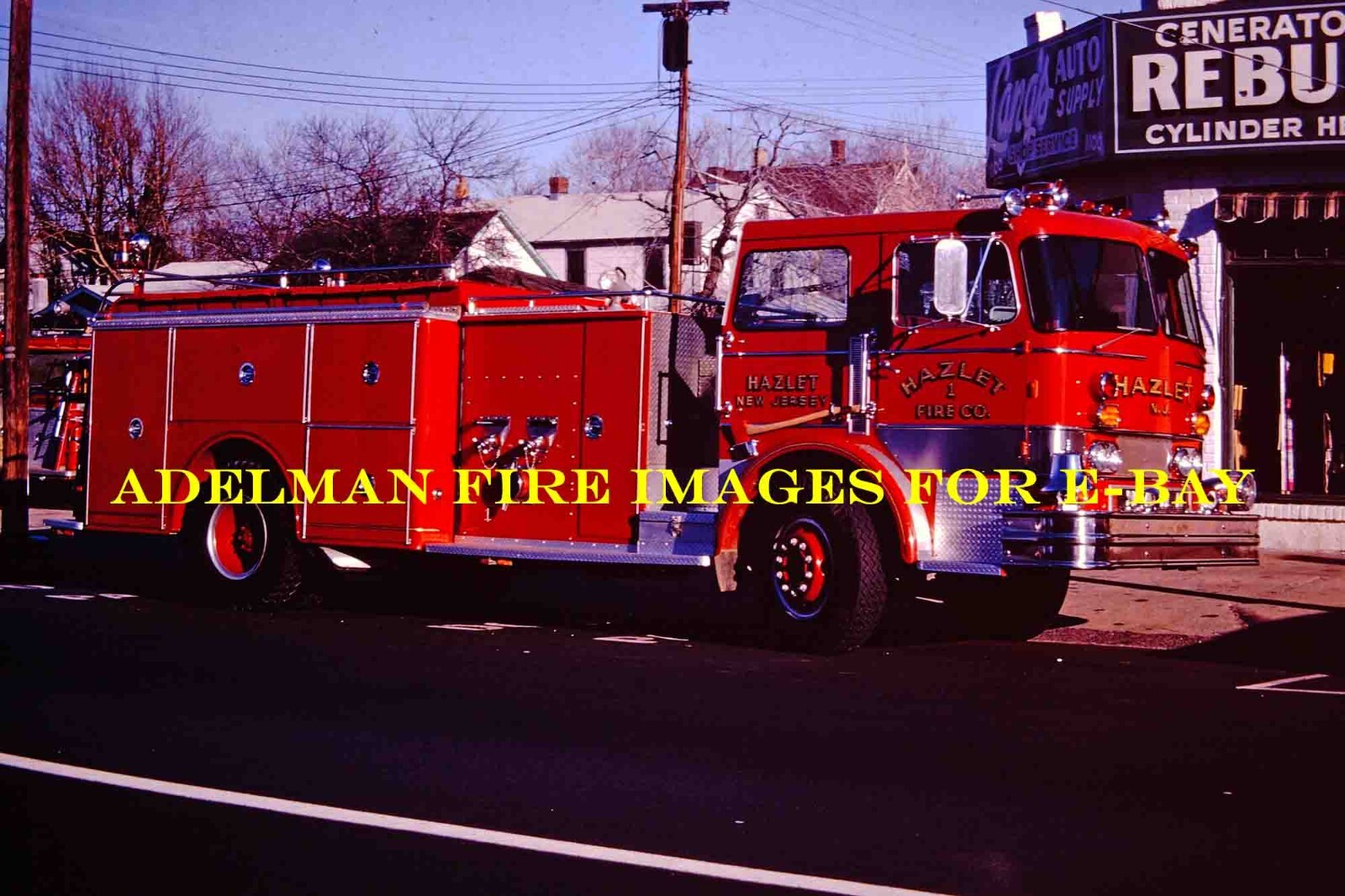 NJ444 Fire Apparatus Slide Hazlet New Jersey Hahn Pumper in 1971 eBay