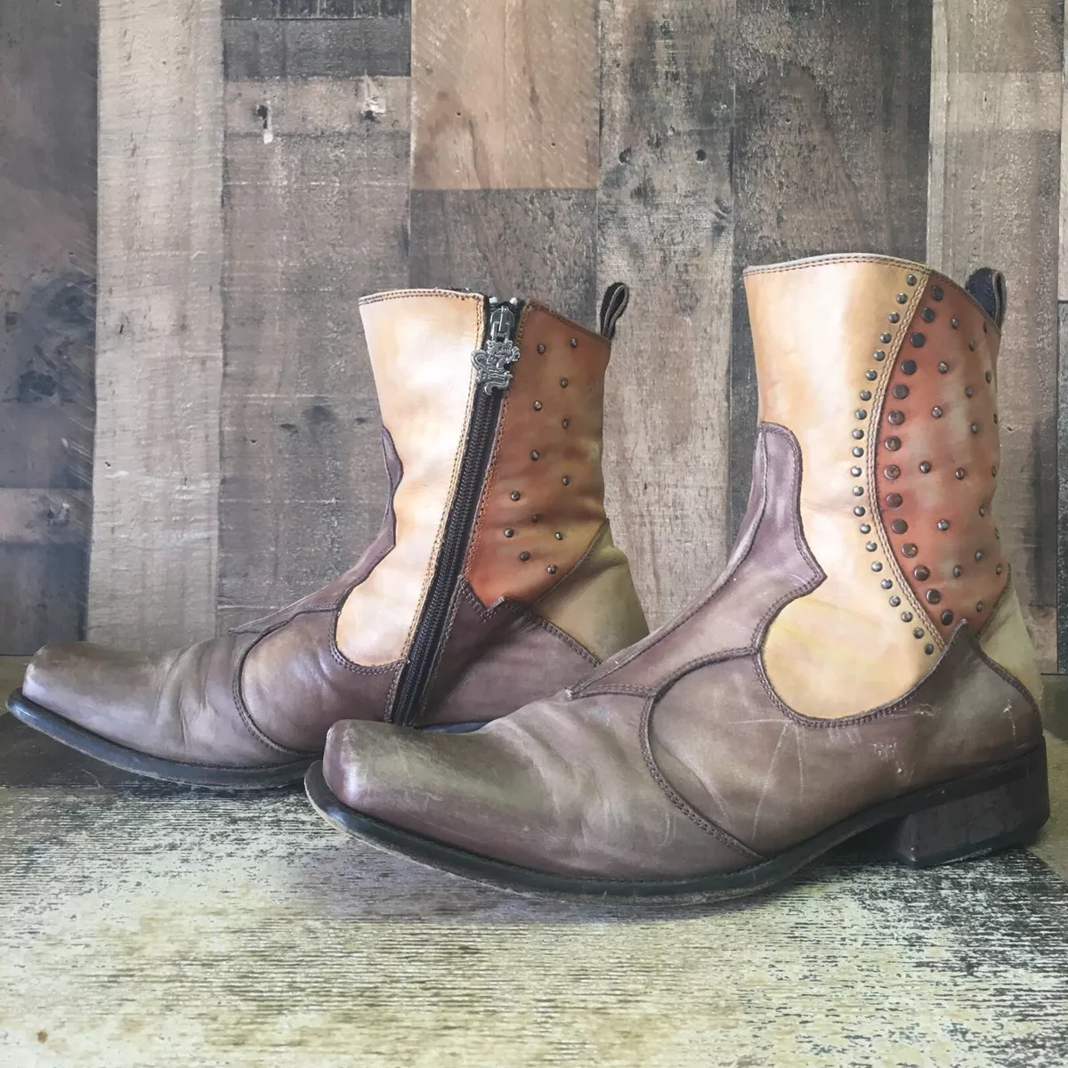 Mark Nason Italy 67569 Rock Lives Ankle Boots Mens 12 eBay