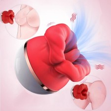 2025 Sucking Vibrator Oral Clit Licking Tongue G-Spot Dildo Sex Toys for Women