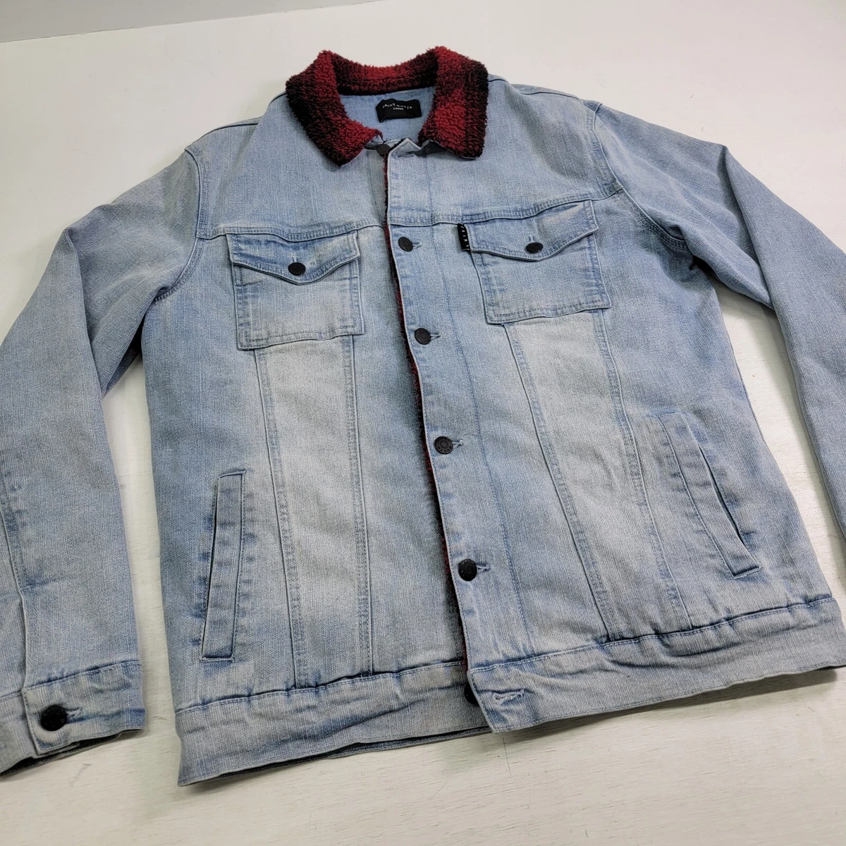 Saint morta sherpa shop denim jacket