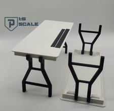 1:6 Scale Folding Table 3D Print Miniature Prop Action Figure Camping Accessory