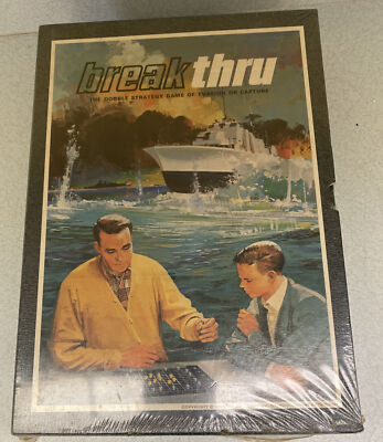 Break Thru Board Evasion Or Capture Game SEALED Vintage 3M Bookshelf 1965