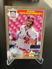 2022 Topps Series 2 Paul Goldschmidt 1987 All Star #87AS-27  Gold 9/75 Cardinals