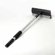 22 - 36" inch Extendable Rubber Window Cleaning Squeegee & Sponge for Windshield