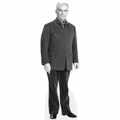 CELEBRITY CUTOUTS Louis de Funès (Black and White) Silhouette en carton Grandeur Nature