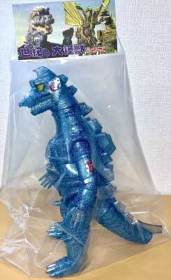 Marmit Giant MechaGodzilla 1974 Special Color Blue Glitter Lame