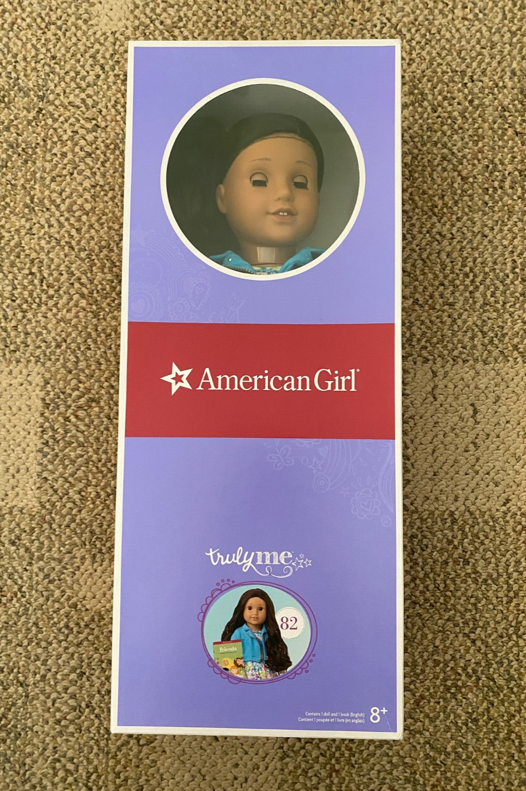 American Girl 18" Truly Me #82 Doll Medium Skin Dark Brown Hair Brown Eyes