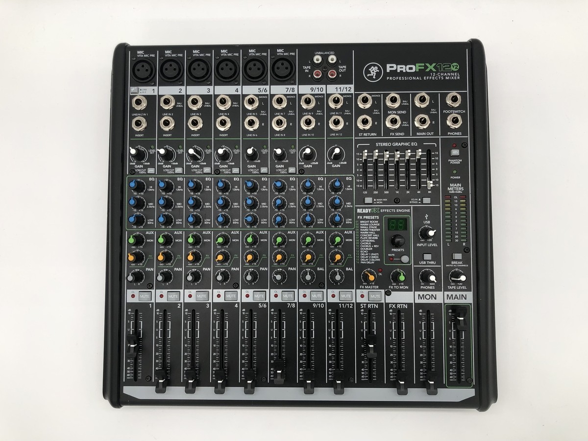 音響 PA ミキサー　Mackie Profx12 v2 音響 PA ミキサー Mackie Profx12 v2