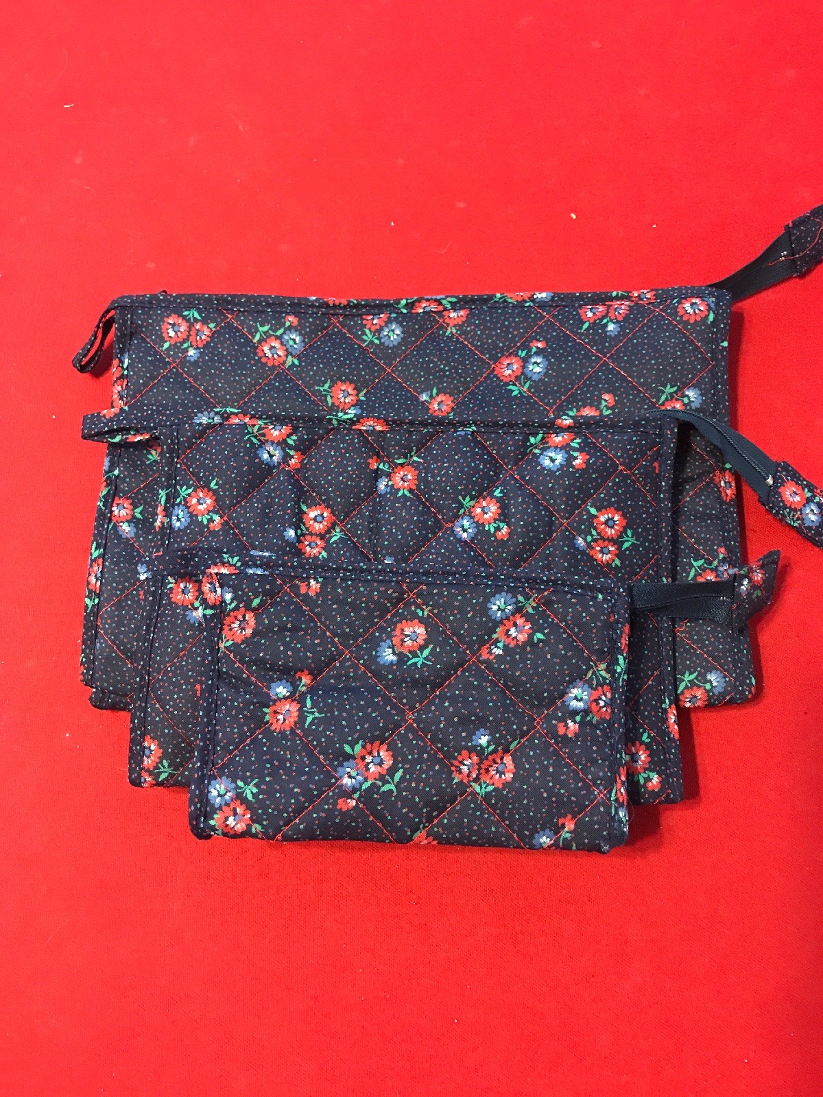 3-Piece Travel Makeup Bag Set – Portable Toiletry Organizer-image