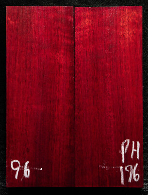 Purpleheart #196 Knife Scale 5''x 1.9''x 7/16'' see 100 species in my store