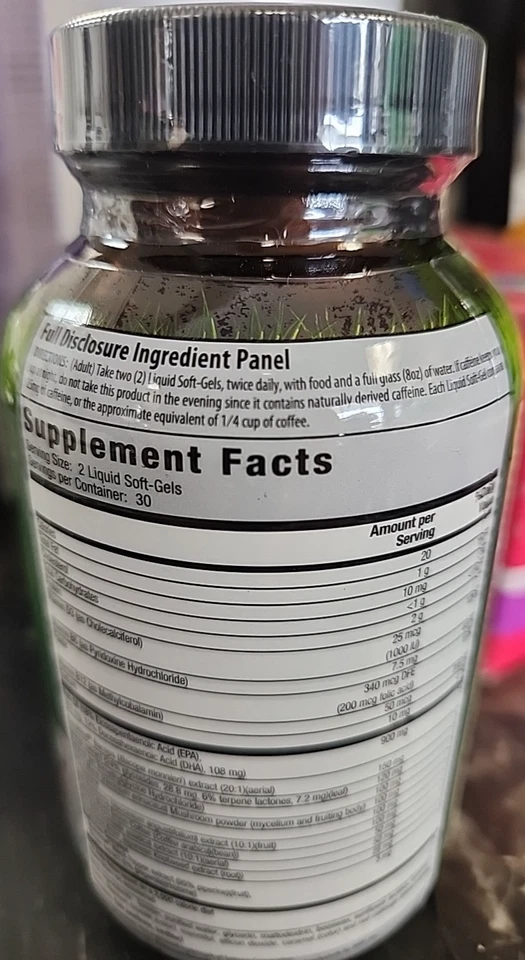Irwin Naturals Healthy Brain All-Day Focus 60 cápsulas blandas líquidas Foto 3 de 3