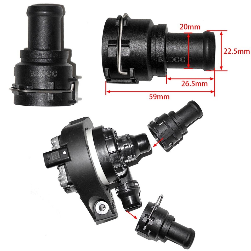 DC12V 60W Low Noise Brushless Motor Cooling Water Pump Electric