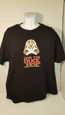 Join The Duck Side Parody Star Wars Darth Vader T-Shirt,  black Size XL Preowned