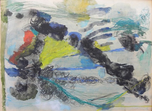 Giuseppe SANTOMASO (Venezia 1907–1990) Tecnica mista su tela cm 33x43 anno 1953 - Picture 18 of 20