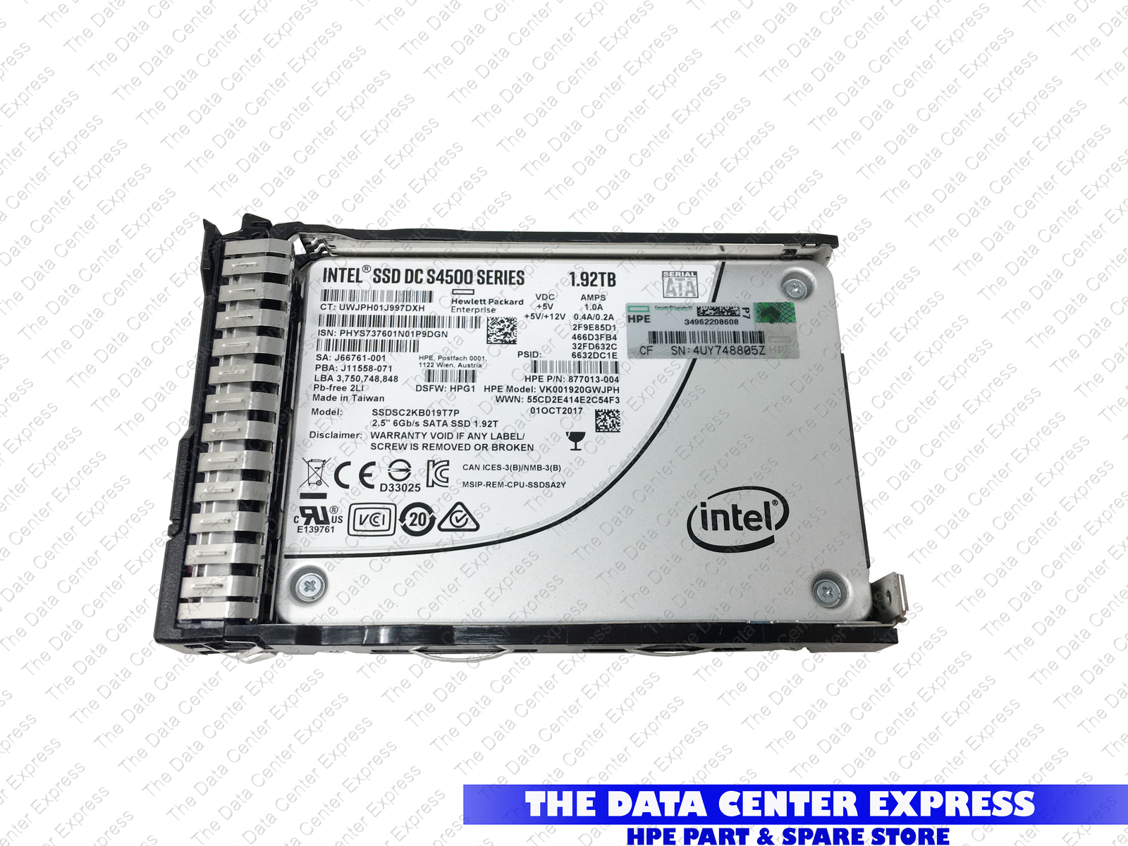 HPE 1.92TB SATA 6G RI SFF SC 2.5