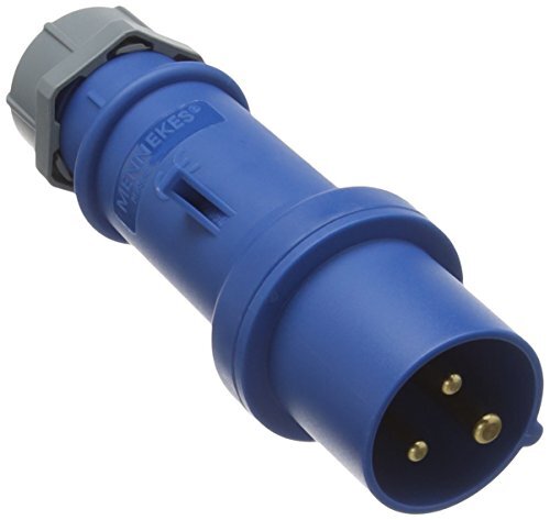 Mennekes 148A Split Spina con Corpo, Ip 44 Protezione, 6 Ore Earth (G2b)