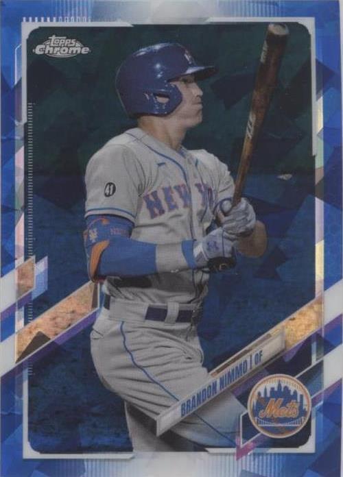 2021 Topps Chrome Sapphire Edition - Brandon Nimmo #106 - 1 of 1