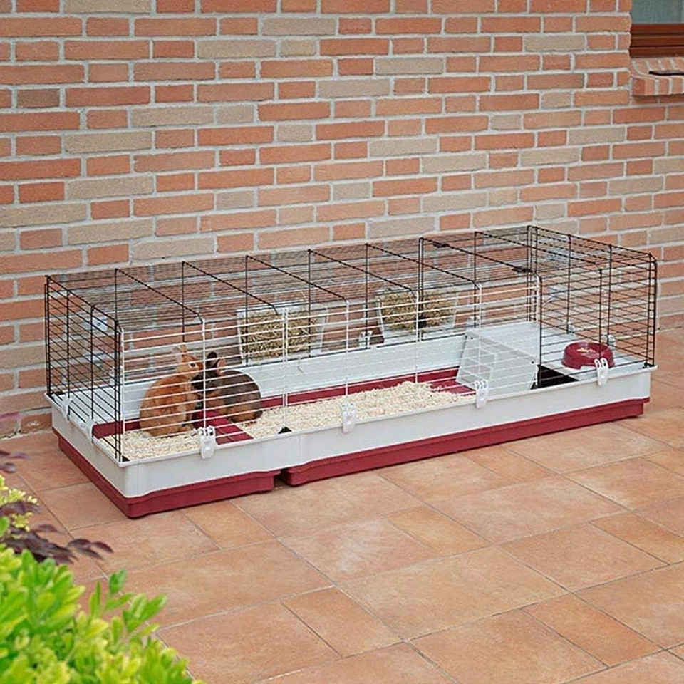 Easy-Clean Krolik XXL Rabbit Cage & Extension - Ideal for Rabbits & Guinea Pigs - Image 4 of 4