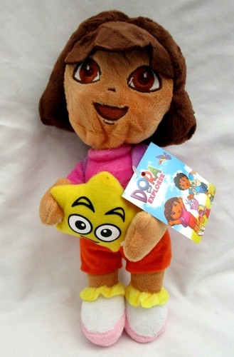 Dora the Explorer holding Star,Swiper,&Boots 10" Plush Doll Stuffed Toy Figures - Picture 2 of 4