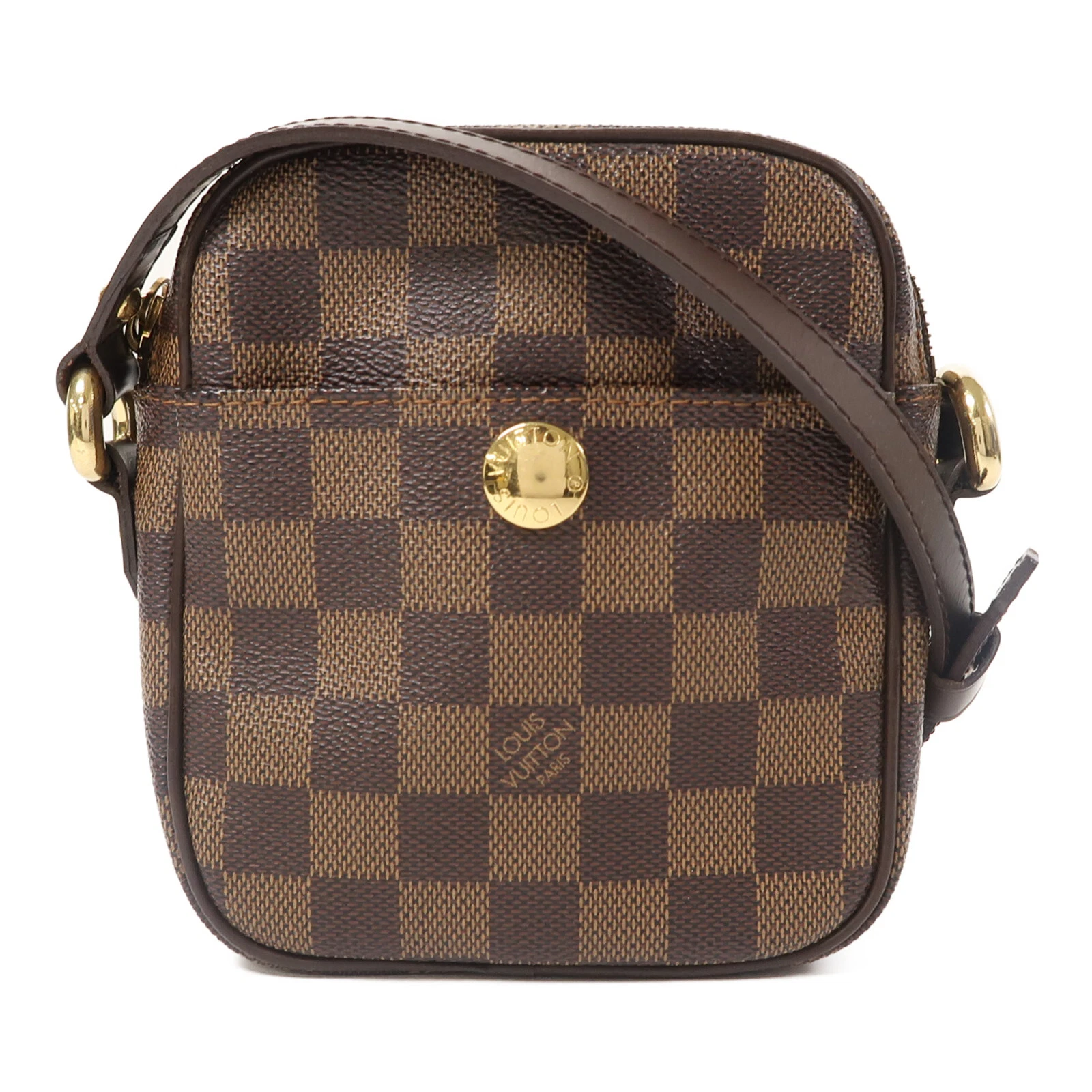 LOUIS VUITTON（LV） Borsa a tracolla Louis Vuitton LV GHW Rift N60009 Damier Ebene marrone