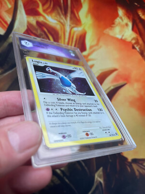 POKEMON • Lugia LV.43 DP SECRET WONDERS 14/132 HOLO • NMINT+ PSA