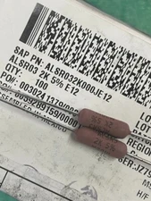 1x ALSR032K000JE12 2K 5% 3W ALSR3 Wirewound Resistors