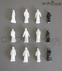 12 x Model Figurines Arab Person for Diecast Models 1:75 Model Railway Gauge 00
