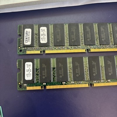 256MB PC133 133MHz ECC SDRAM 168-Pin DIMM Server Memory RAM (pair)
